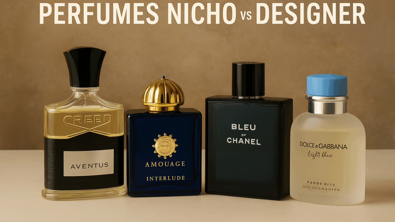 Perfumes nicho vs designer